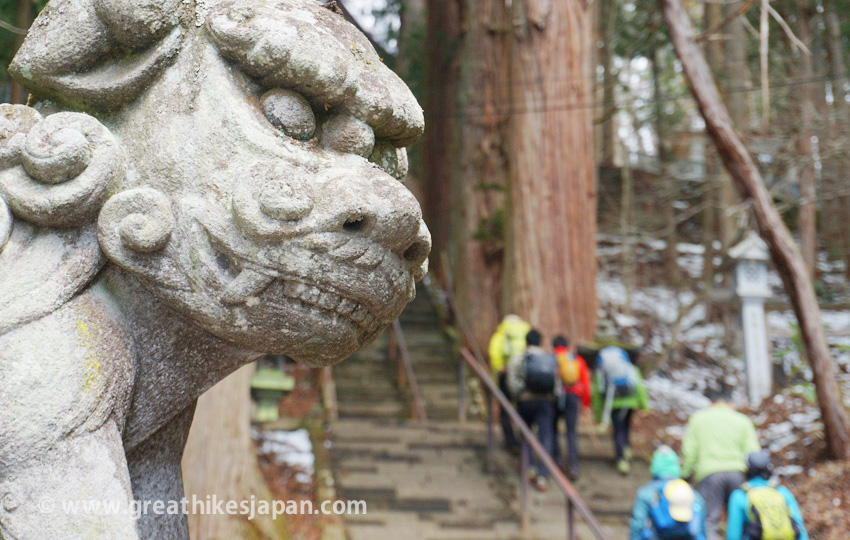hiking in Japan