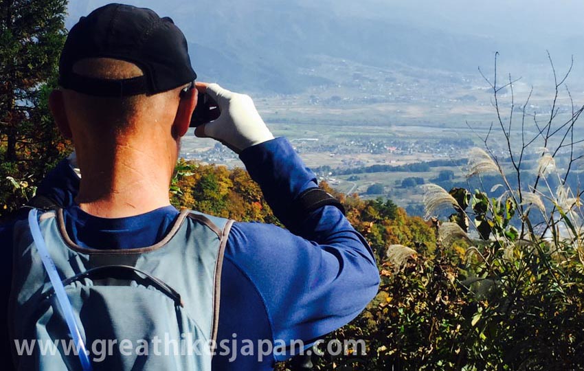 hiking in Japan