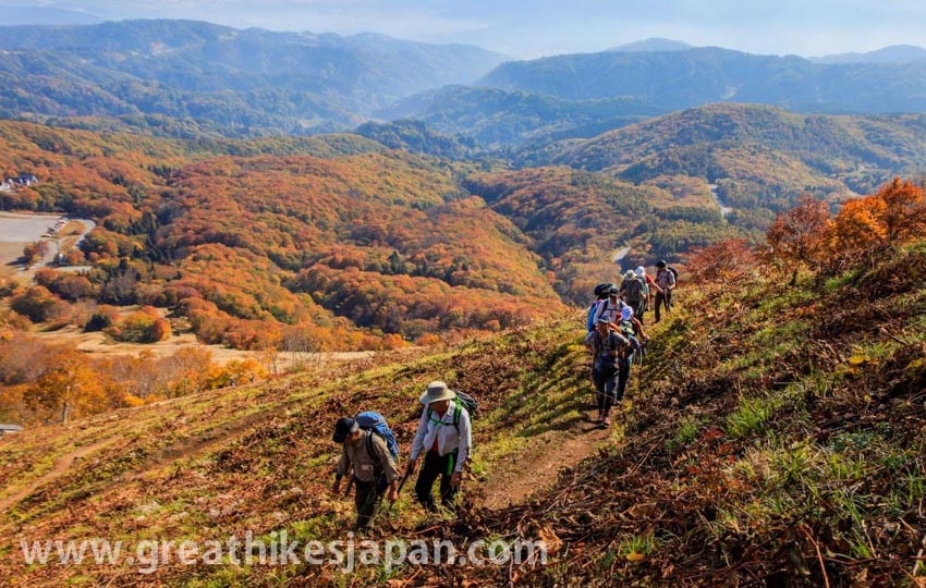 hiking in Japan